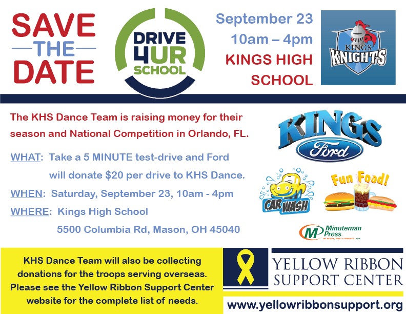 Drive 4UR School Event Graphic